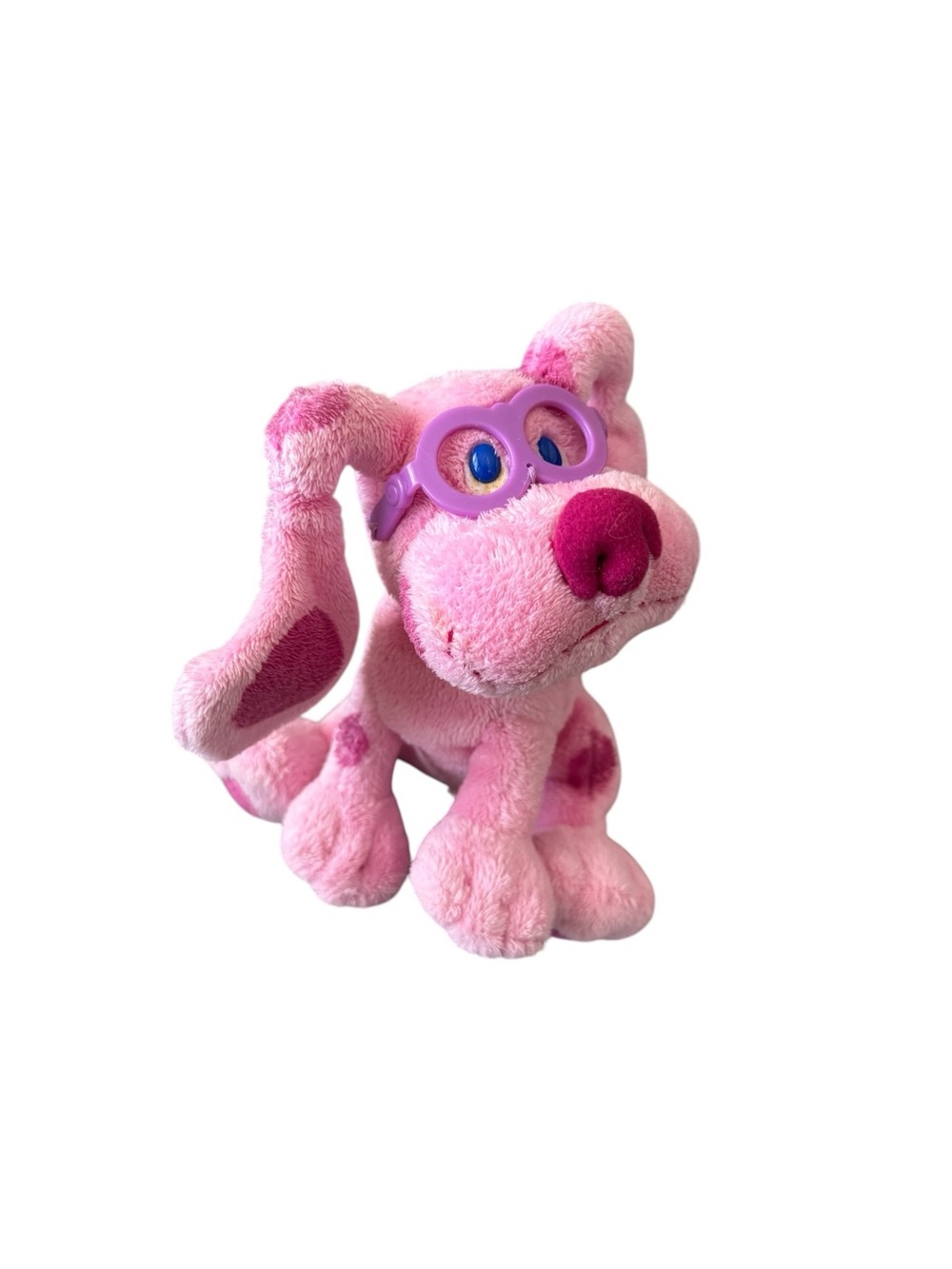 Vintage Magenta Blue's Clues Ty Beanie Babies Plush 2006